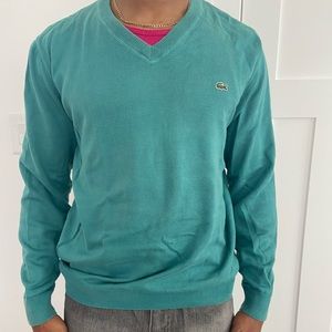 Teal Lacoste Sweater